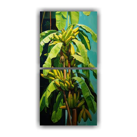 Cuadro Pintura Abstracta Estilo Estilo Óleo Banana Tree Decocuadros