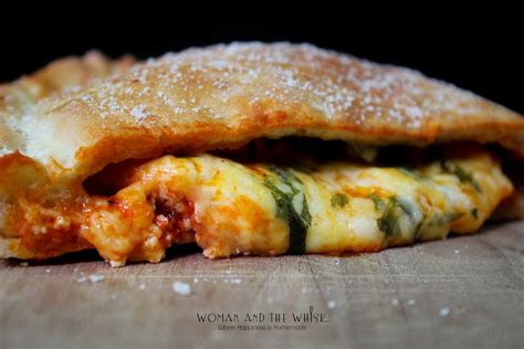 Woman And The Whisk Five Cheese Calzone