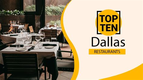 Top 10 Best Restaurants To Visit In Dallas Texas Usa English Youtube