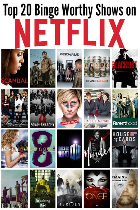 Top 20 Binge Worthy Shows On Netflix Best Shows On Netflix Netflix