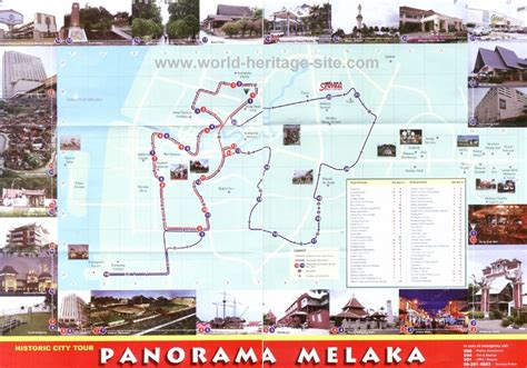 Malaysia Tourism And Travel Guide Tourist Map Melaka Malacca With