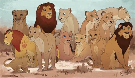 The Pride At Pride Rock By Apohe Lion King 3 Lion King Fan Art Disney