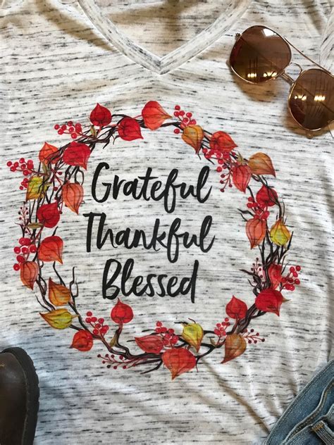 grateful thankful blessed shirt thanksgiving shirt fall etsy