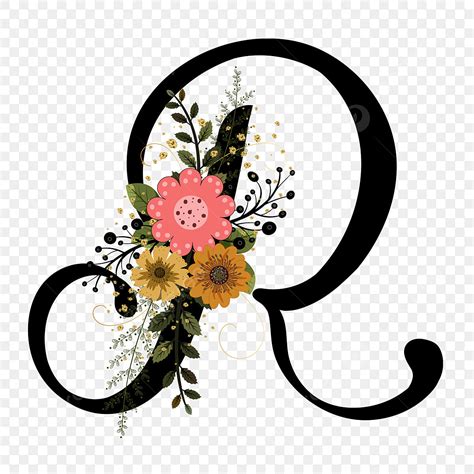 꽃과 잎으로 알파벳 꽃 편지 R 편지를 R 문자 자모 Png 일러스트 및 벡터 에 대한 무료 다운로드 Pngtree