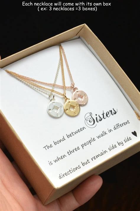 How to brainstorm brilliant christmas gift ideas for a sister. Personalized Sister Gift Sister Gift Jewelry by ...