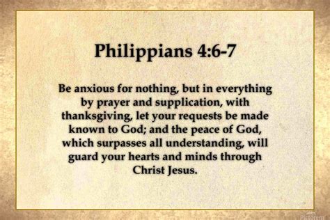 Philippians 4 6 7 Scripture On The Walls Canvas