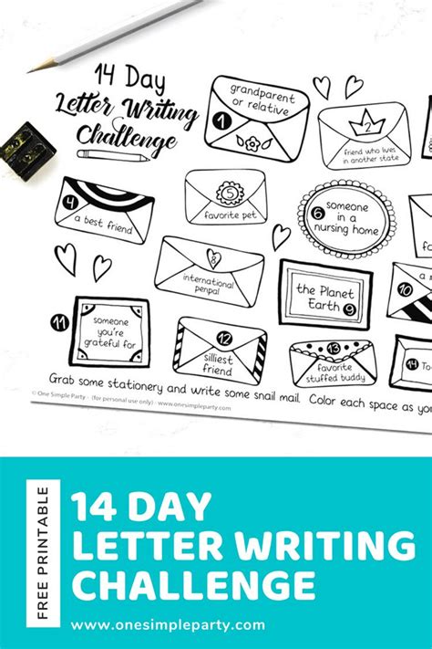 The 14 Day Letter Writing Challenge Is Here