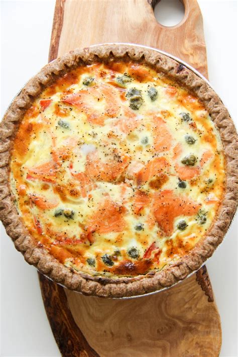 Smoked Salmon Quiche The Dreaming Foodie