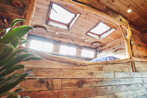 This Old Horse Trailer Was Converted Into A Cozy And Rustic Tiny House