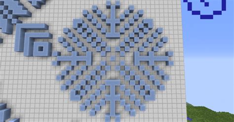 Set Of 8 Snowflakes Minecraft Map