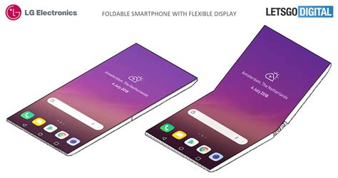 Lg Patent Reveals Full Screen Foldable Phone Concept With