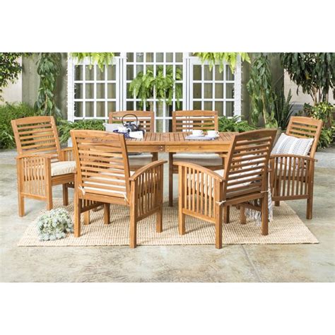 Manor park outdoor patio dining set 5 piece multiple colors and styles. Manor Park Outdoor Patio Dining Set, 7 Piece, Multiple ...