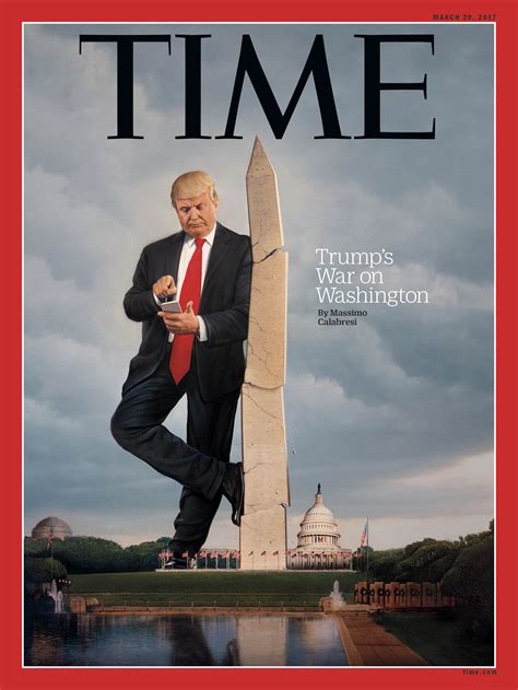Donald Trump Meltdown Magazine Cover On Republican War Time
