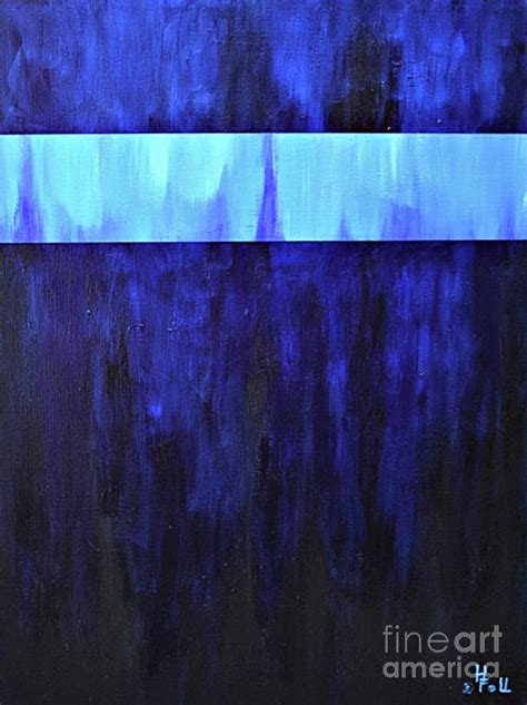 Thin Blue Line Painting By Herschel Fall Fine Art America