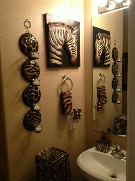 The safari stripes design creates a chic update for your modern bathroom. 13 best Safari Bathroom Ideas.. images on Pinterest ...