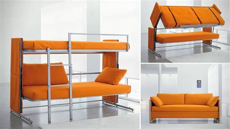 Secret Furniture Space Saving Folding Sofa Beds 1 Youtube