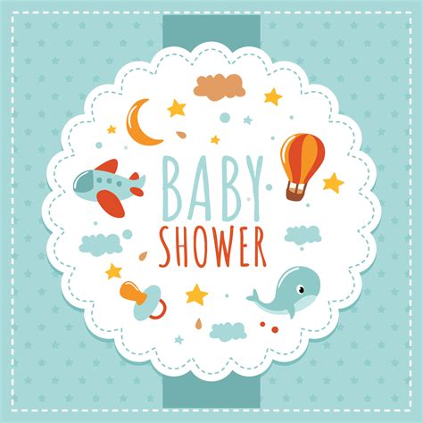 Baby Shower Vectores Iconos Gráficos Y Fondos Para Descargar Gratis