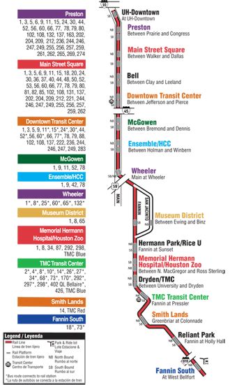 Houston Metrorail Map Redline Map Sketch Design 3030