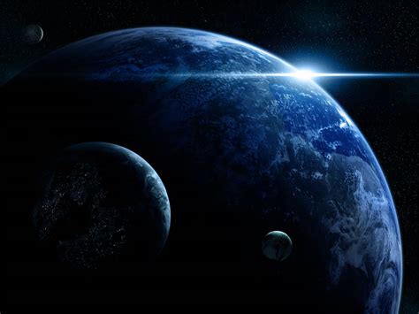 3d View Of Earth From Space Wallpapers Stocks