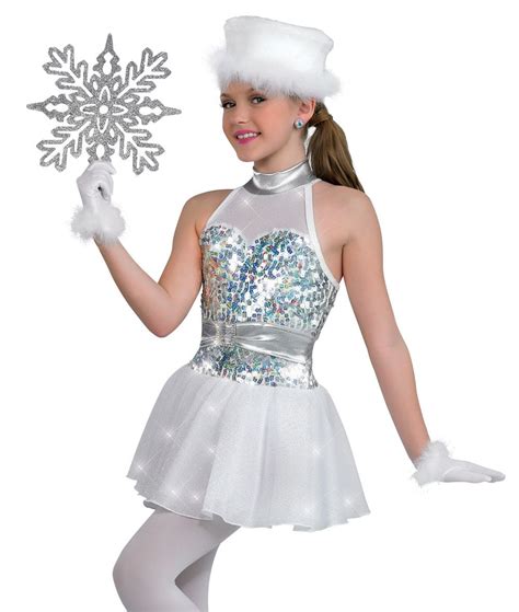 H469 Let It Snow By A Wish Come True Christmas Dance Costumes