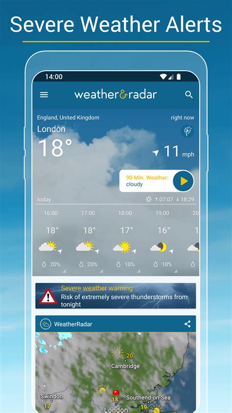 Weather And Radar App For Ios And Android