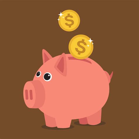 Cartoon Piggy Bank Png