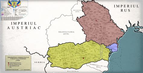 Map The Two Romanian Principalities In Fraternité De Rébellion