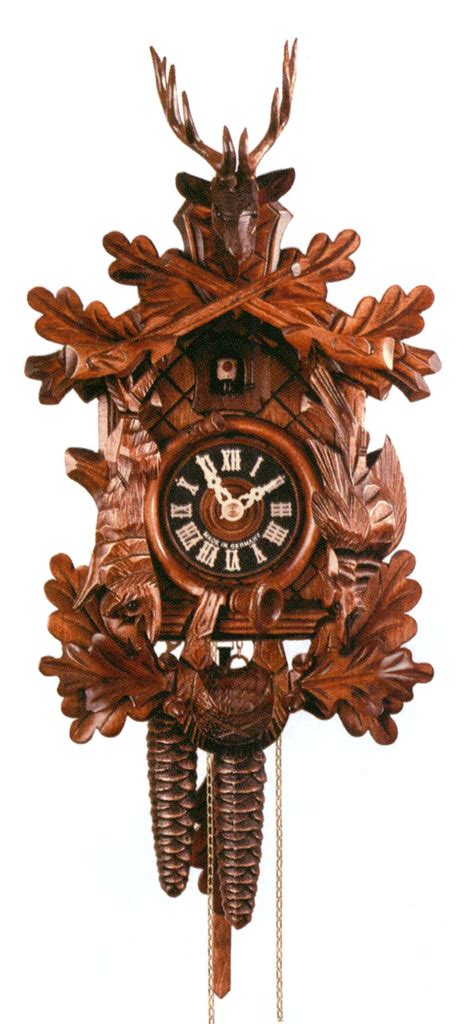 One Day Two Weight Traditional Hunter Cuckoo Clock On Galleon Philippines