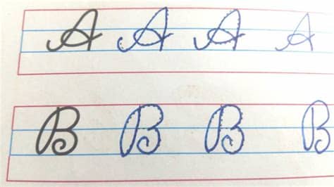 Cursive Capital Letters Cursive Big abc Cursive Writing ...