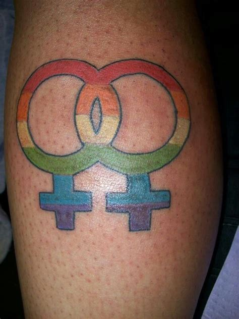 Rainbow Lesbian Tattoo Lgbt Love Lesbian Love Love Tattoos I Tattoo Rainbow Tattoos Ink