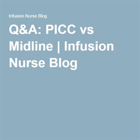 Qanda Picc Vs Midline Nurse Becoming An Rn Blog