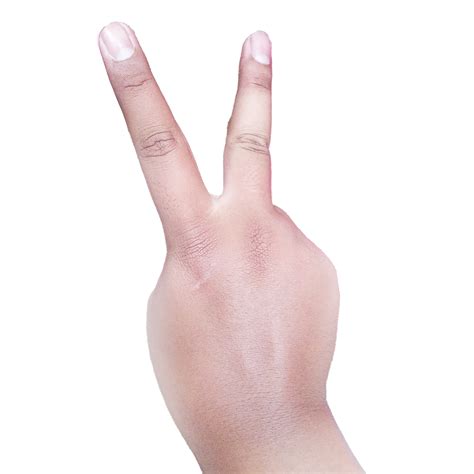 Peace Hand Sign Pngs For Free Download