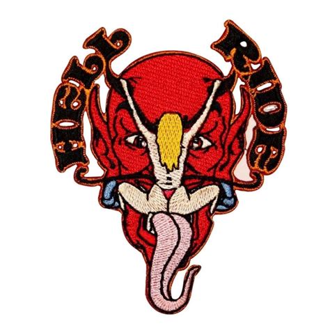 Hell Ride Devil Patch Satan Motorcycle Biker Badge Embroidered Iron On