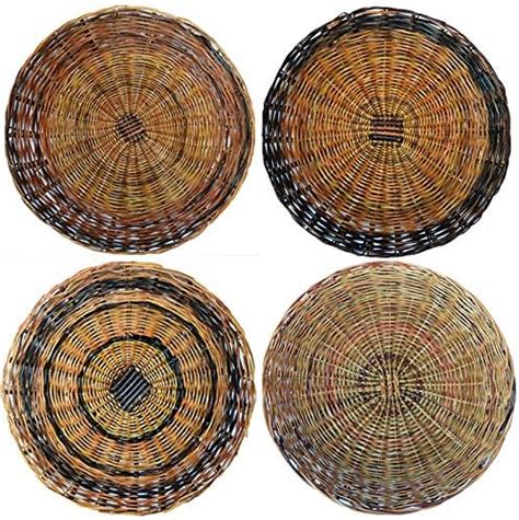 10 Paper Plate Holder Sturdy Handcrafted Nito Set Of 6