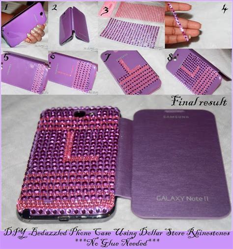 The Do It Yourself Lady Diy Bedazzled Phone Case With Rhinestones