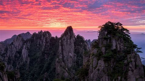 3840x2160 Cloud Horizon Mountain Nature Sunset 4k Hd 4k