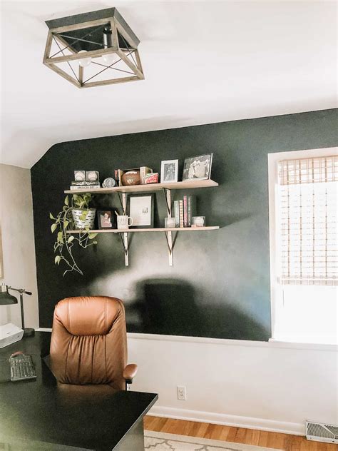 Our Budget Home Office Makeover // Small Office Ideas for Him