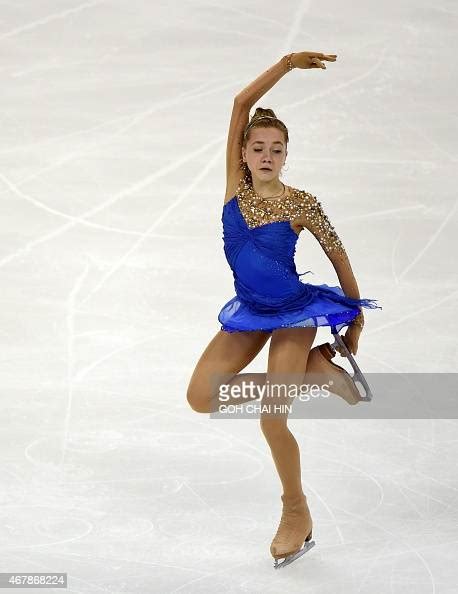 Elena Radionova Of Russia Competes In The Ladies Free Skating Of The