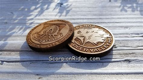 Wood Challenge Coins Made With Your Design Or Ours Jrotc Military