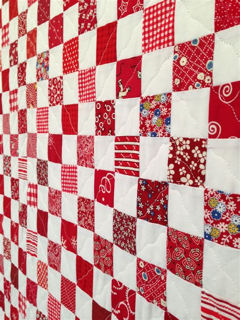 Blog Archive Red And White Checkerboard Quilt