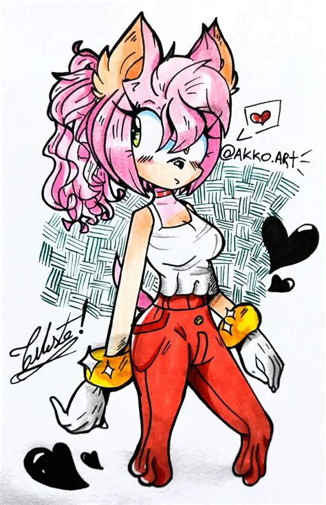Amy Rose ᭡࿔⊹fanart Sonic The Hedgehog Español Amino