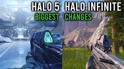 Halo Infinite Vs Halo 5 Biggest Changes 4k Video Youtube