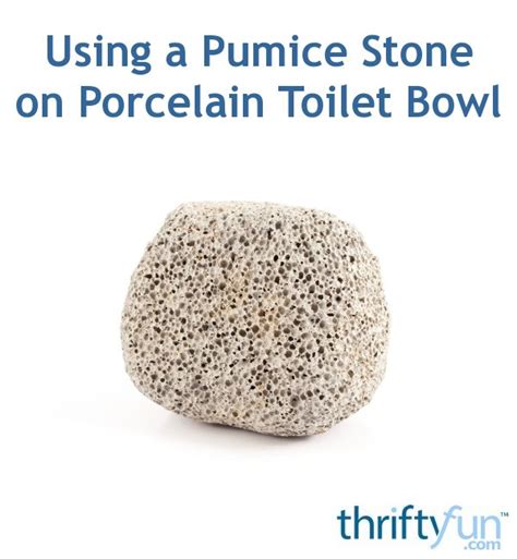 Toilets are fairly inexpensive, so if yours is damaged, replace it. Using a Pumice Stone on Porcelain Toilet Bowl | ThriftyFun