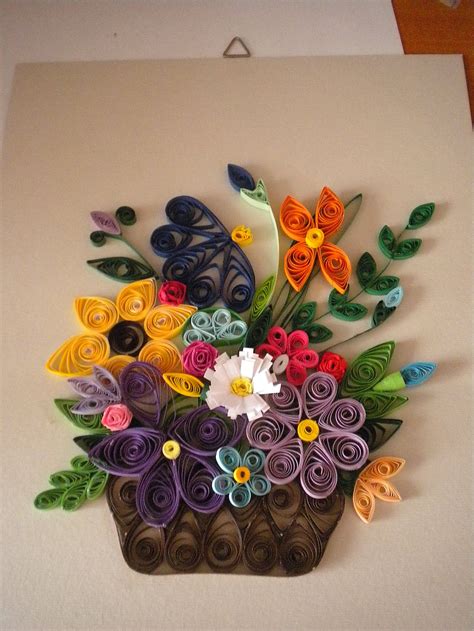 Quilled Floral Arrangement By Yoyothemadscientist On Deviantart