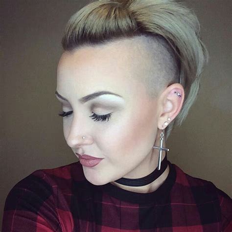 453 best undercuts sidecuts images on pinterest shaved hair short films and blonde hair