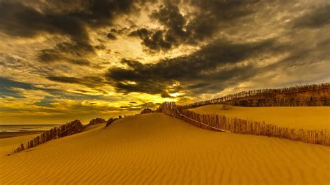 Fond Décran 1920x1080 Px Des Nuages Désert Dune Hdr Paysage La