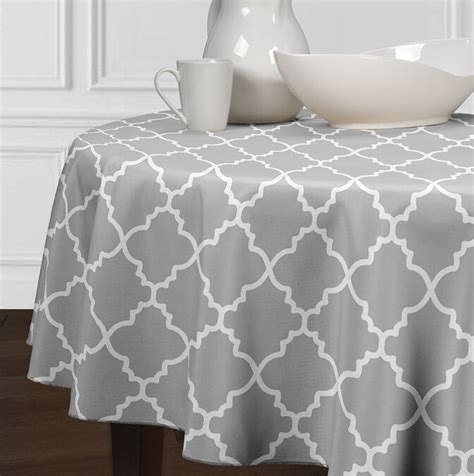 This kitchen by the fox group is the perfect blend of that aesthetic. New Grey White Round Modern Trellis Dining Room Kitchen ...