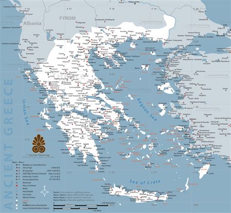 Map Of Ancient Greece