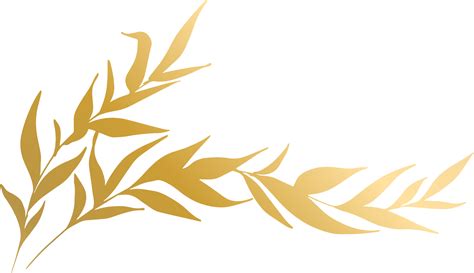 Gold Leaf Illustration 12414911 Png