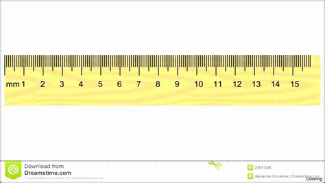 Printable Yellow Ruler Inches Printable Ruler Actual Size